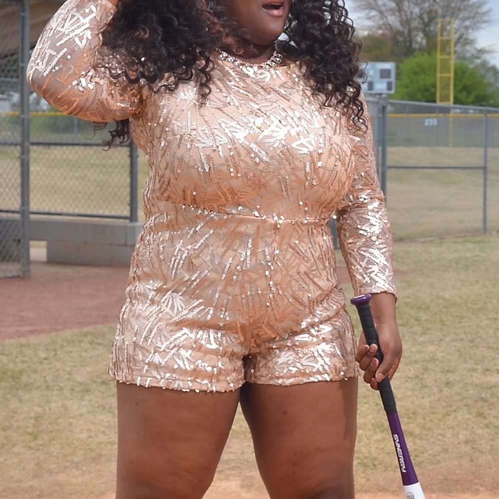 Sequin Jumpsuit - image 2